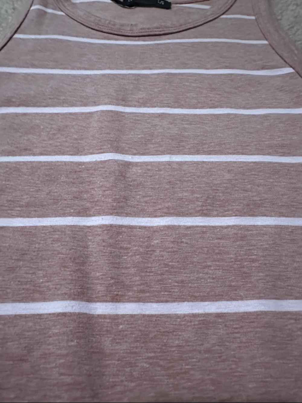 Cotton On Mauve Pink Striped Tank Bodycon Midi Dress NWT - Picture 4 of 10